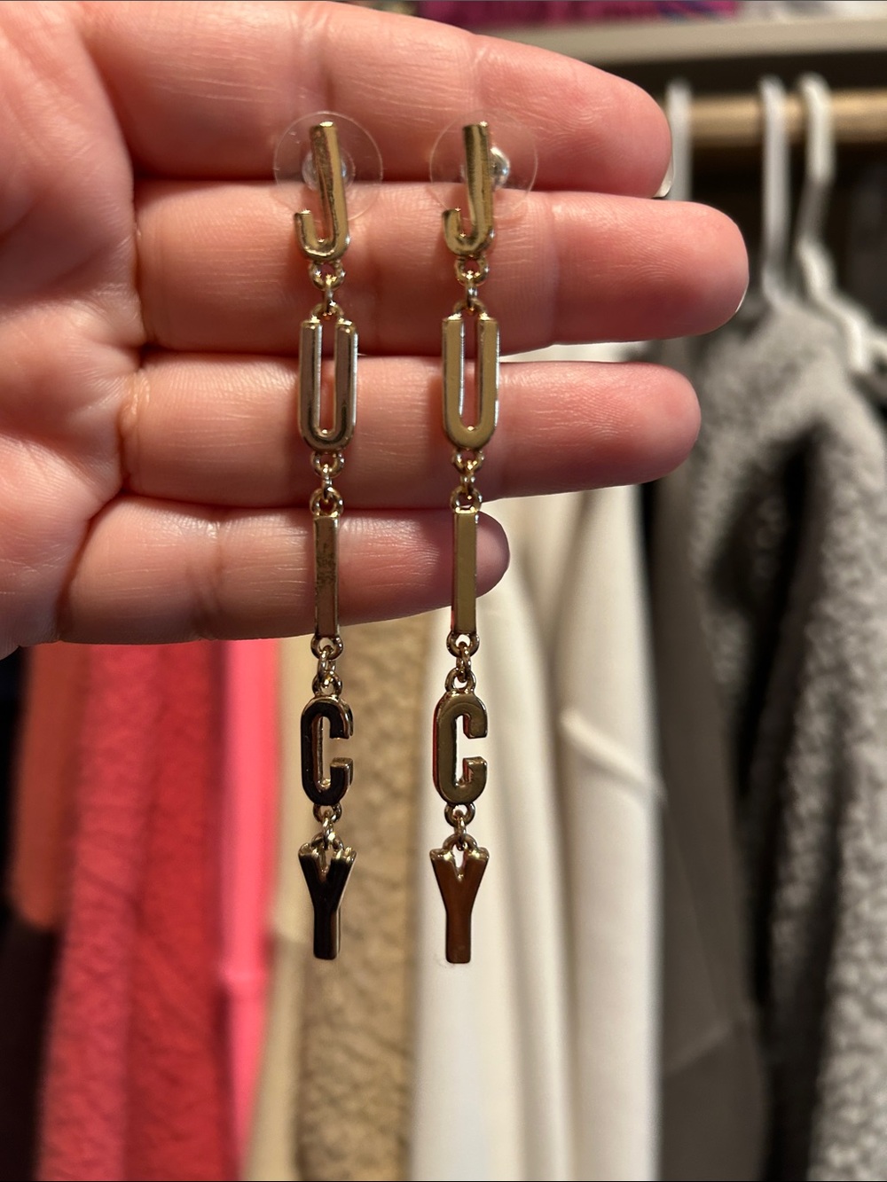 Gold-toned Juicy Couture Earrings